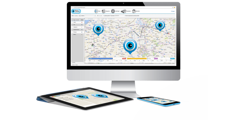 GPS tracking systeem met realtime online monitoring
