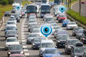 Een tracking systeem voor voertuigen (auto's, vrachtwagens, ...).