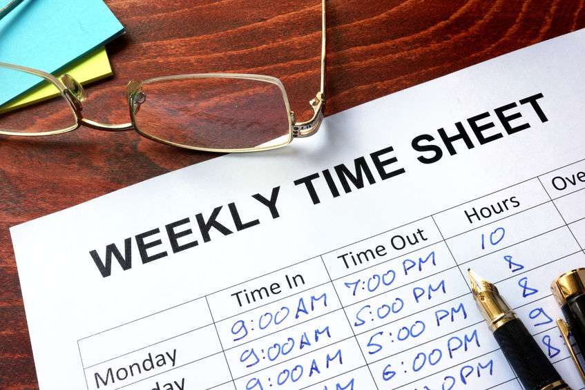 Track working hours with online timesheets